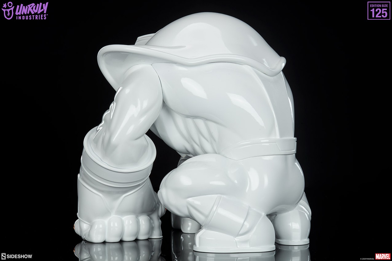 Marvel Thanos (Infinity-Sized) Gloss White Edition Designer Collectible Statue - Prototype Shown View 6