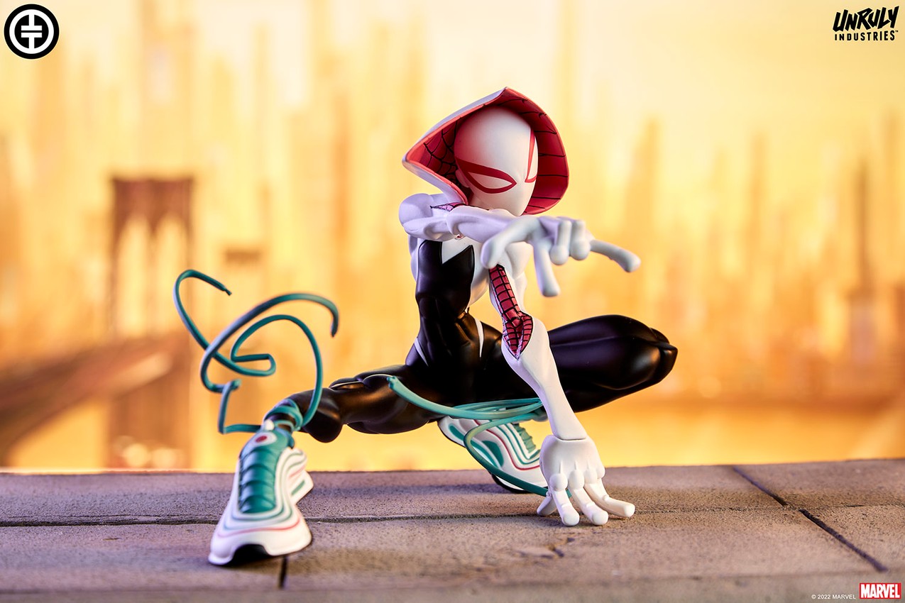 Ghost-Spider Designer Collectible Statue by Unruly