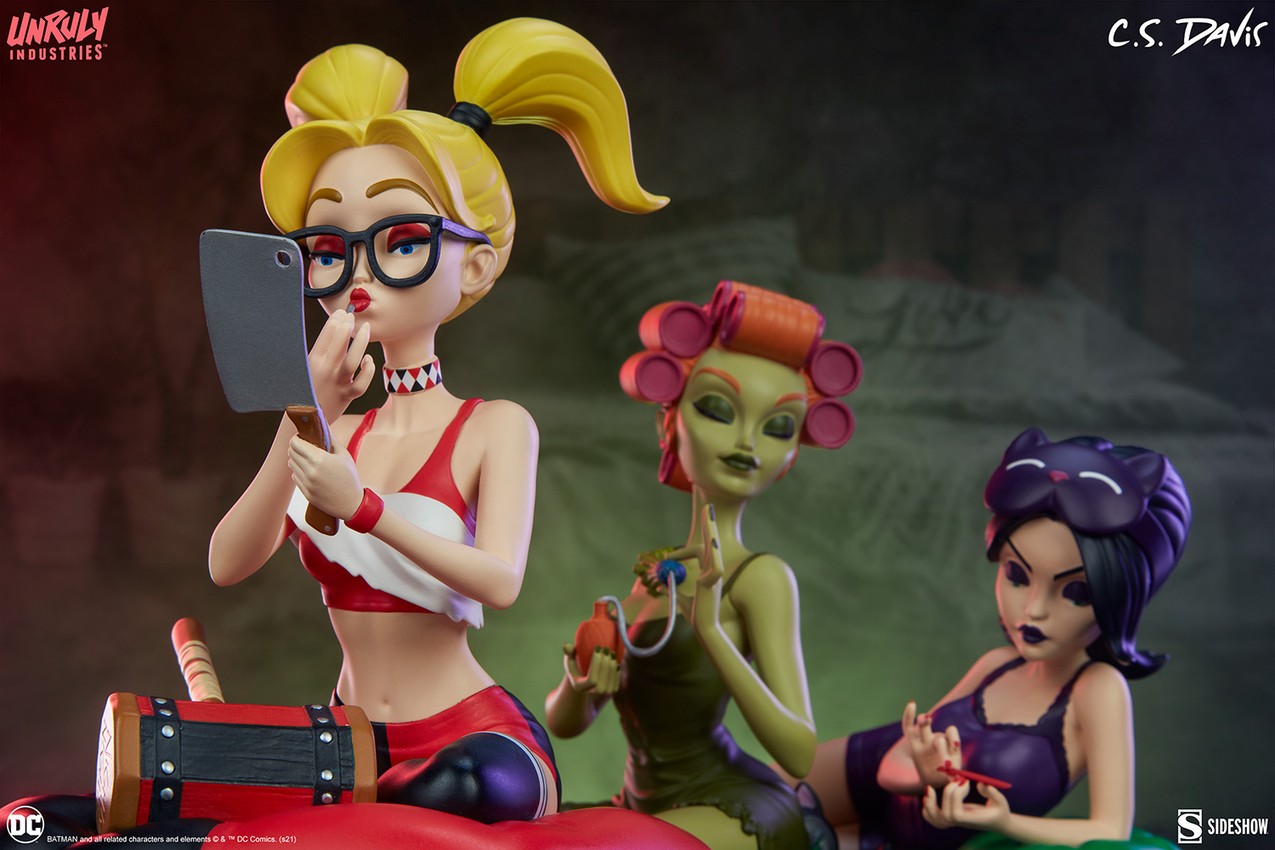 DC Comics Sleepover Sirens Designer Collectible Statue  View 3