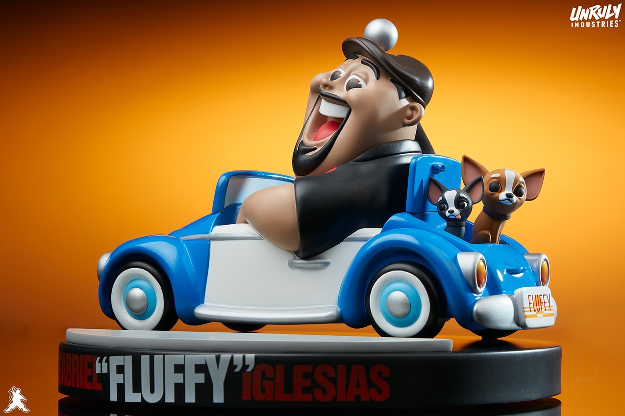 Unruly Industries Fluffy: The Fat and The Furious Designer Collectible Statue - Prototype Shown View 2