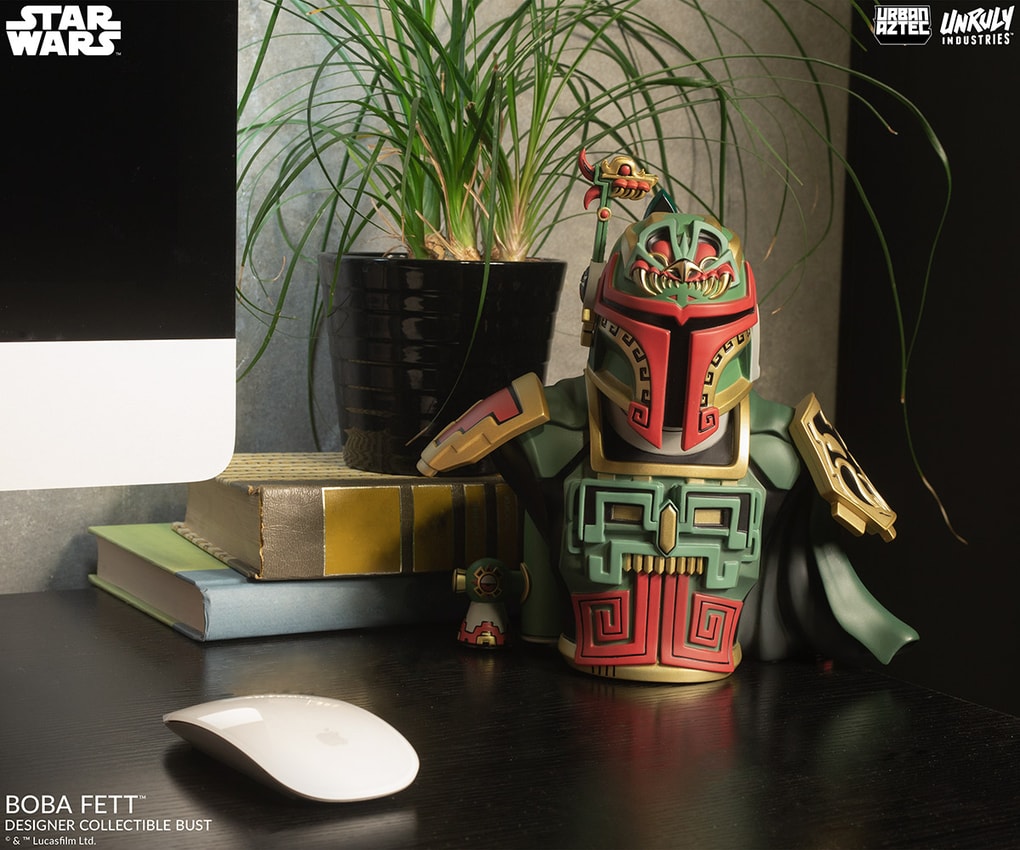Star Wars Boba Fett Designer Collectible Bust  Collector Edition  View 4