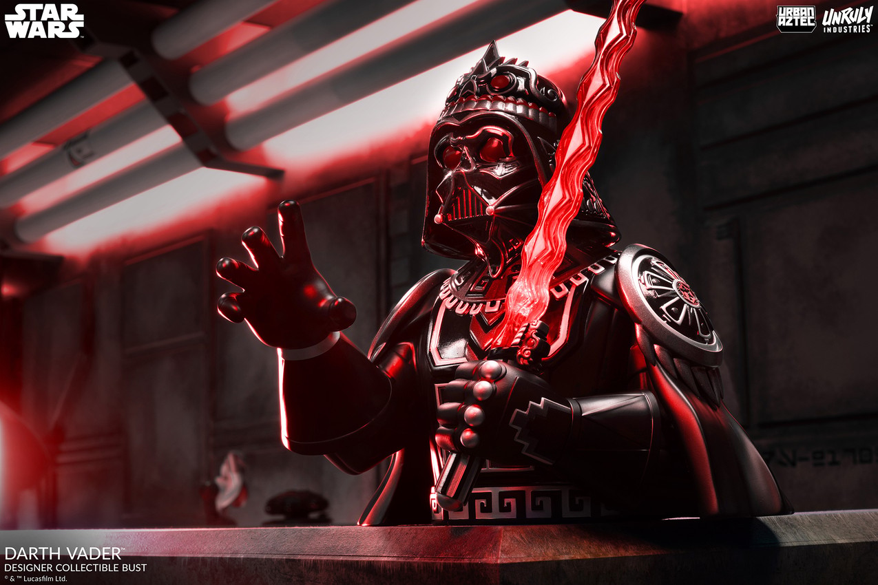 Star Wars Darth Vader Designer Collectible Bust - Prototype Shown View 6