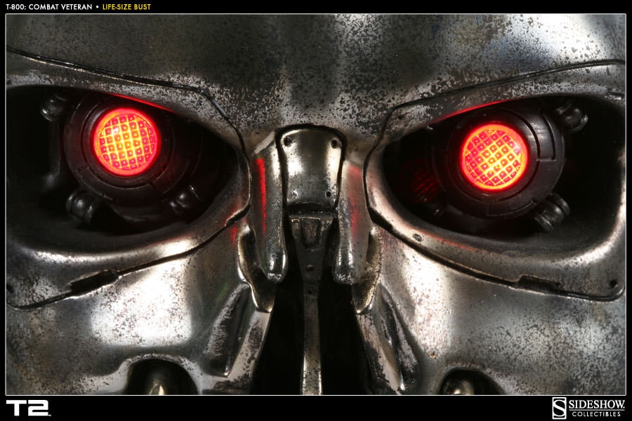 Terminator T-800: Combat Veteran  Life-Size Bust  View 6
