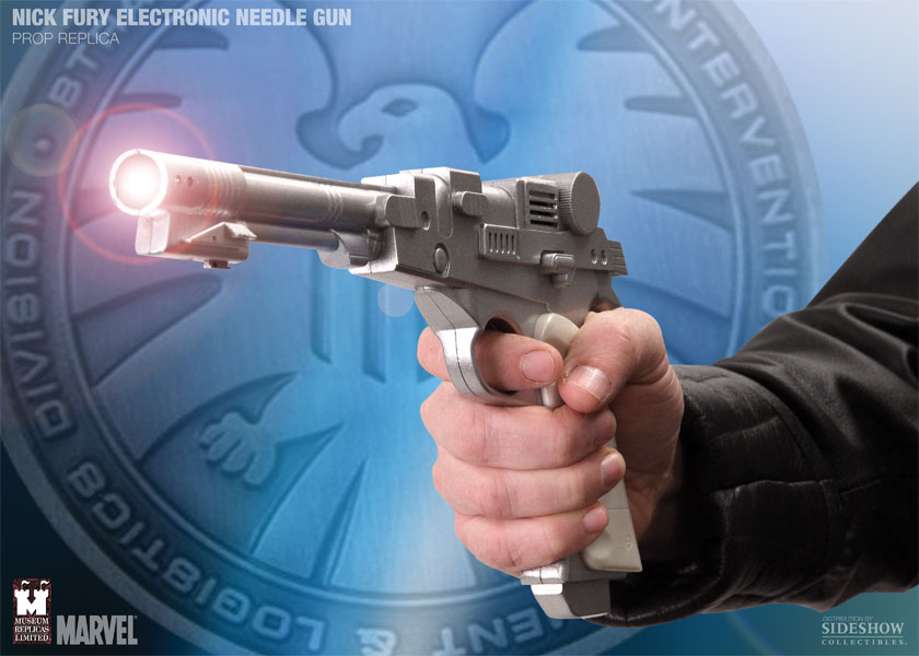 Marvel Nick Fury Electronic Needle Gun Prop Replica  View 3