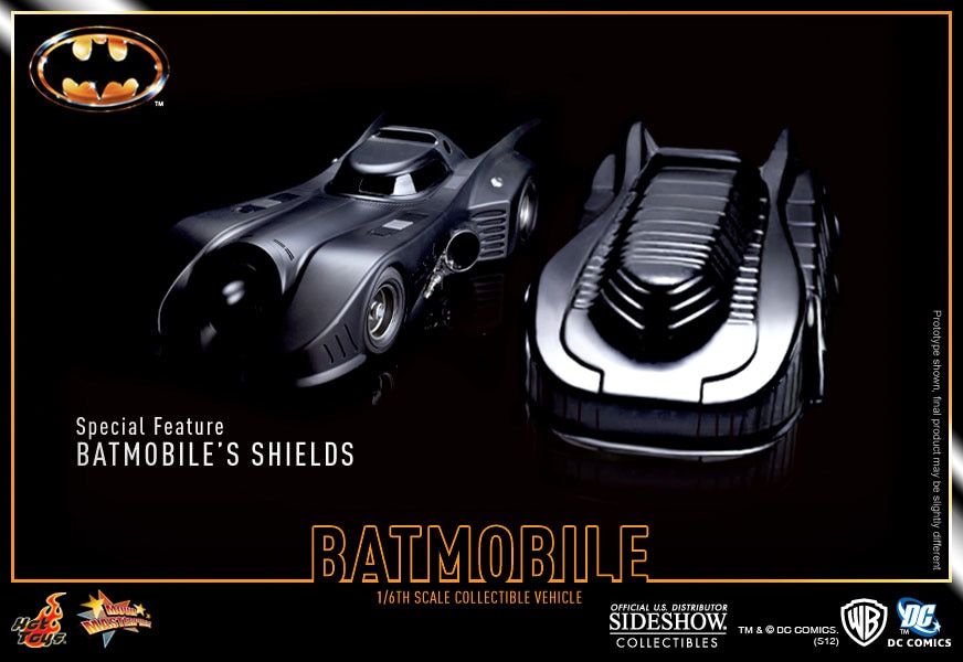 DC Comics Batmobile (1989 Version) Sixth Scale Figure Accessory  View 2