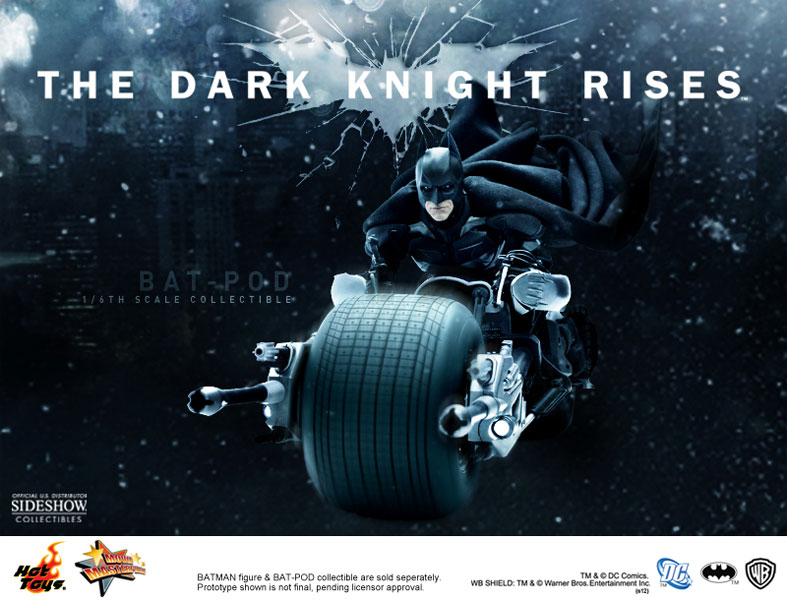 DC Comics The Bat-pod Sixth Scale Figure Accessory  View 2