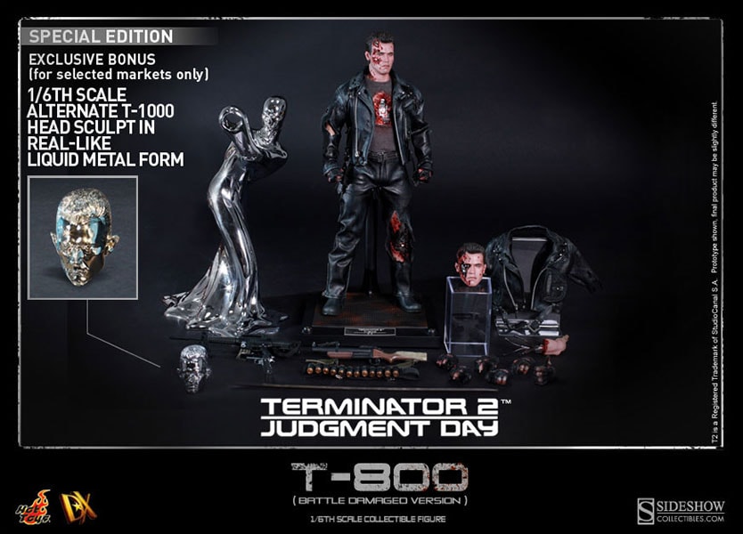 Terminator T-800 (Battle Damaged) Sixth Scale Figure  View 3