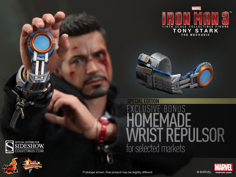 Marvel Tony Stark (The Mechanic) Sixth Scale Figure  View 1