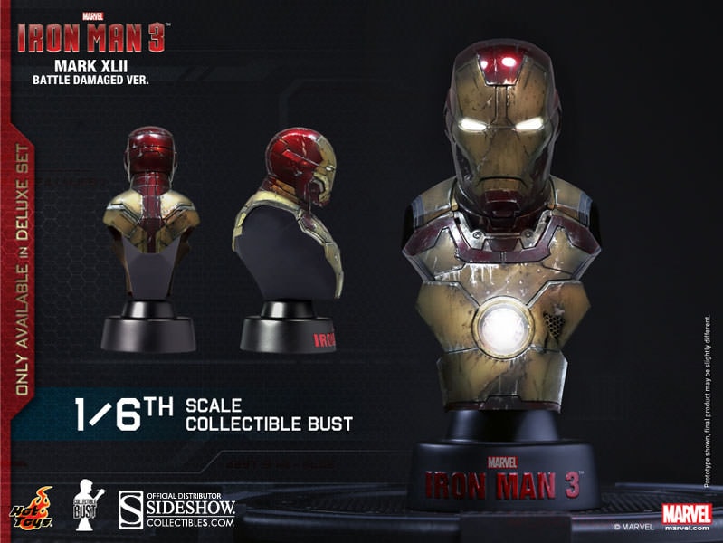 Marvel Iron Man 3 - Deluxe Set  Collectible Bust  View 2