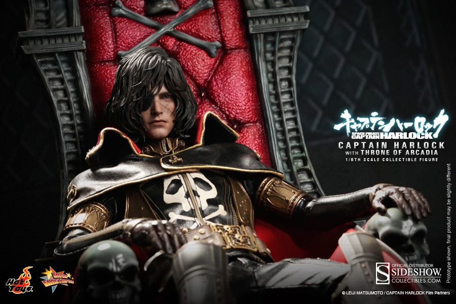 Captain Harlock Captain Harlock with Throne of Arcadia Sixth Scale Figure  View 4