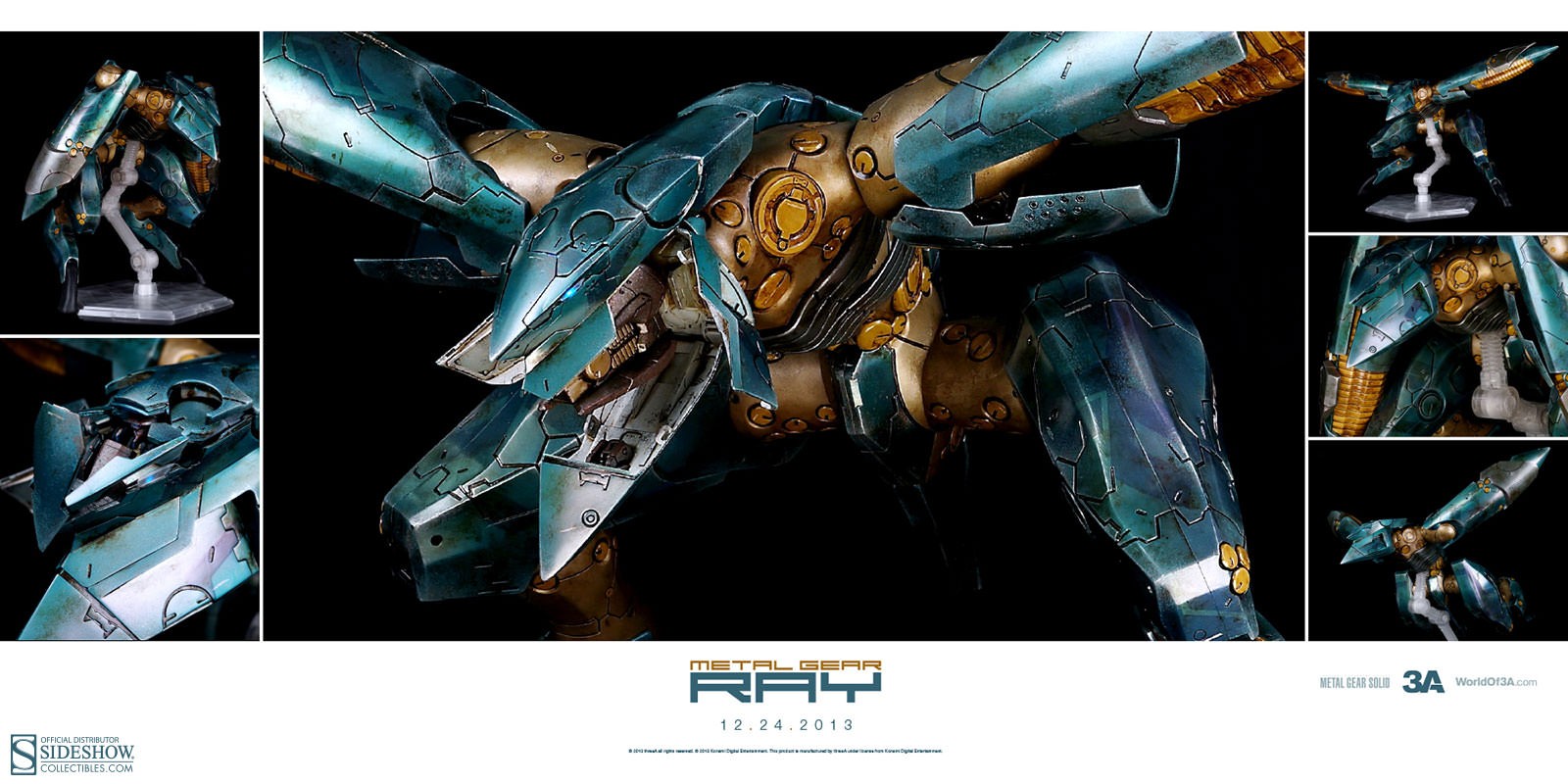 Metal Gear Solid Metal Gear Ray Collectible Figure  View 1