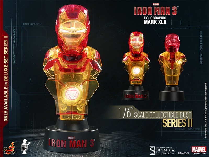 Marvel Iron Man 3 Deluxe (Set of Eight) Collectible Bust by