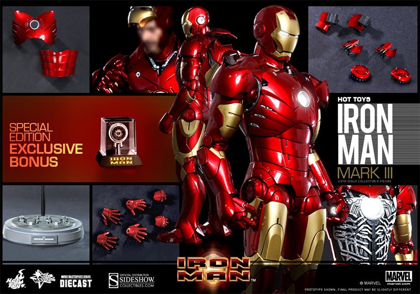 Marvel Iron Man Mark III Sixth Scale Figure by Hot Toys | Sideshow