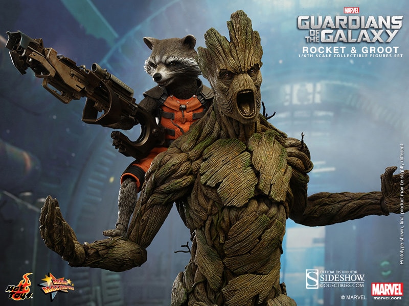 Marvel Rocket and Groot Sixth Scale Figure  Exclusive Edition  View 4