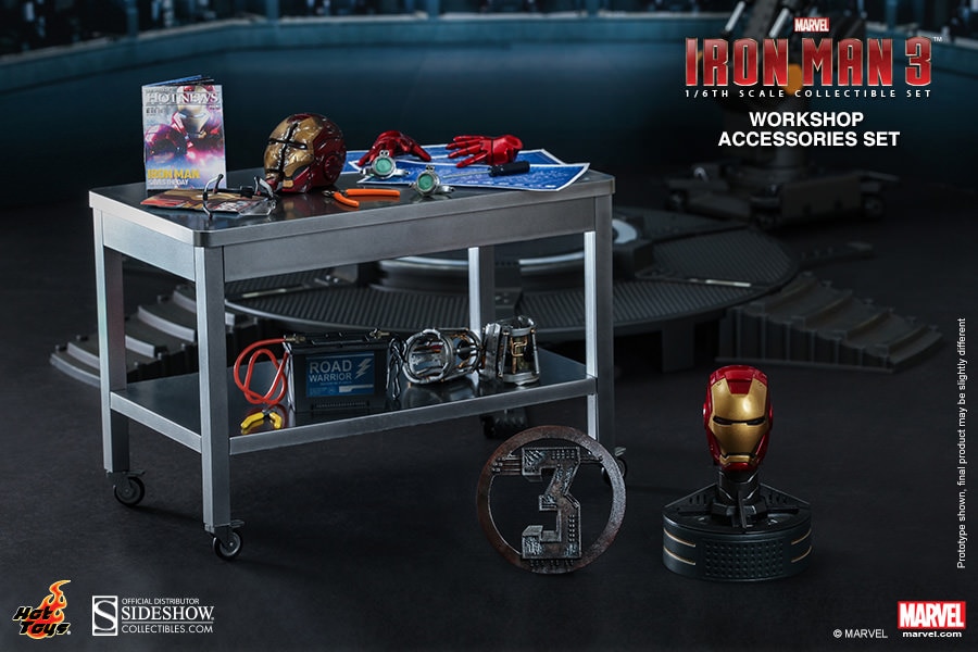 大幅値下げ中！HOT TOYS WORKSHOP ACCESSORIES SET Marvel Iron Man Workshop Accessories Collectible Set by Hot