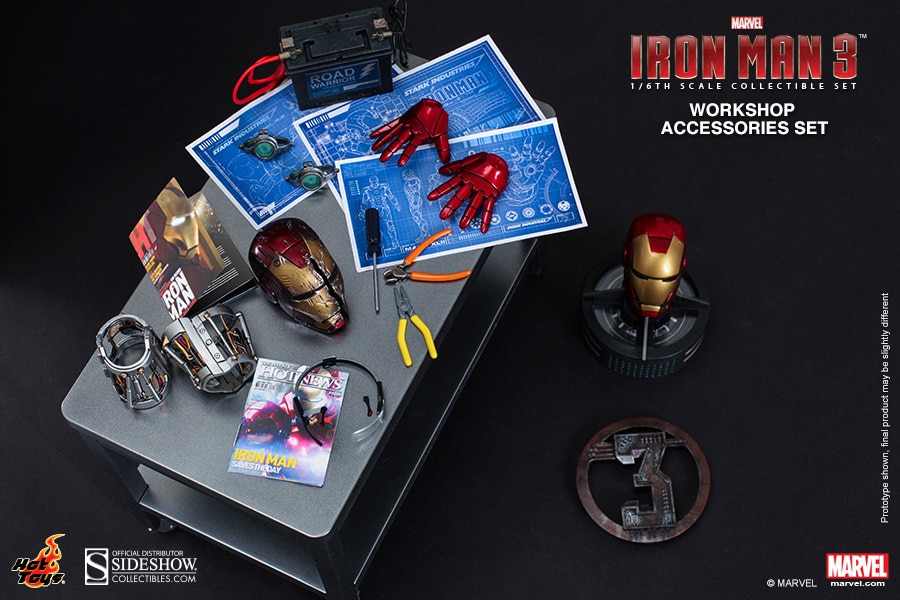 大幅値下げ中！HOT TOYS WORKSHOP ACCESSORIES SET Marvel Iron Man Workshop Accessories Collectible Set by Hot