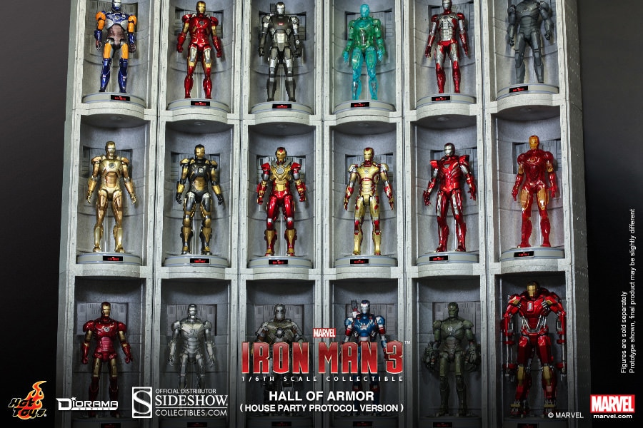 Marvel Hall of Armor (House Party Protocol Version) Sixth Scale Figure Accessory  View 6