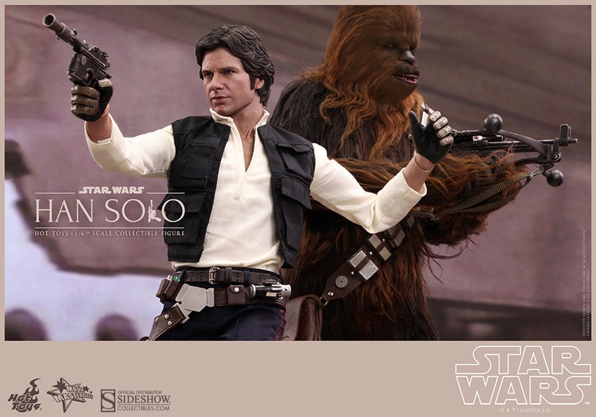 Star Wars Han Solo and Chewbacca Sixth Scale Figure  View 5