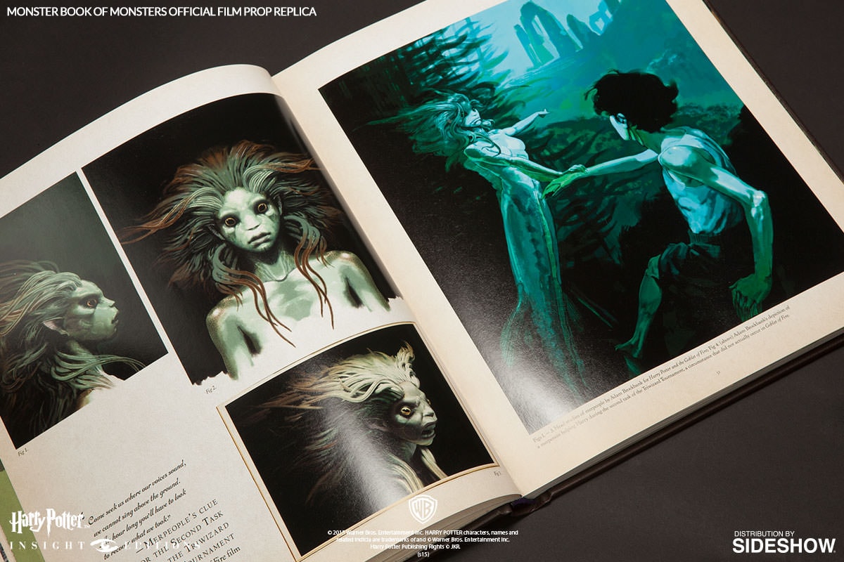 Harry Potter The Monster Book of Monsters Prop Replica - Prototype Shown View 6