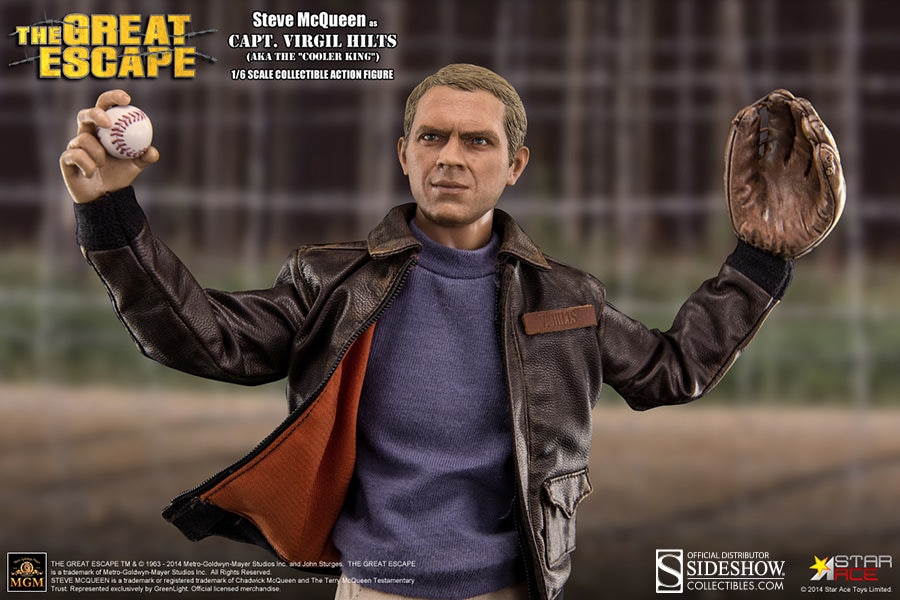 The Great Escape Steve McQueen (Capt. Virgil Hilts) Sixth Scale Figure - Prototype Shown View 2