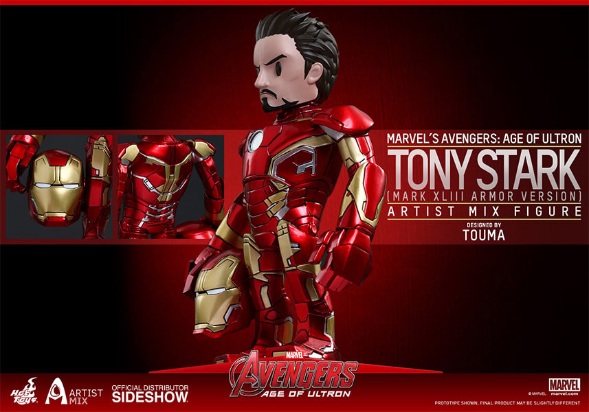 Marvel Tony Stark Mark XLIII Armor Version - Artist Mix Collectible Figure  Exclusive Edition - Prototype Shown View 3