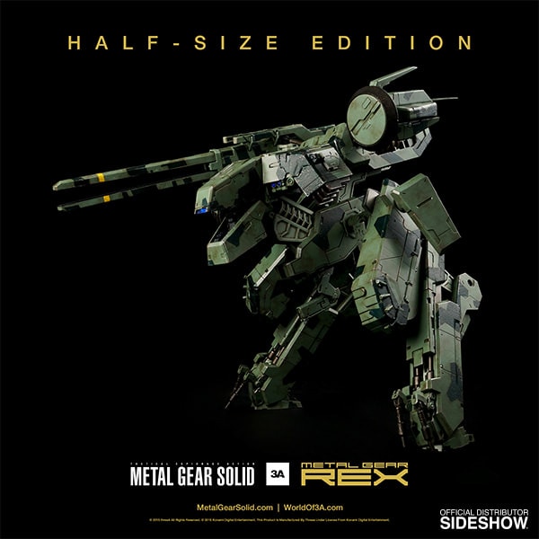 Metal Gear Solid Metal Gear Rex Collectible Figure - Prototype Shown View 3