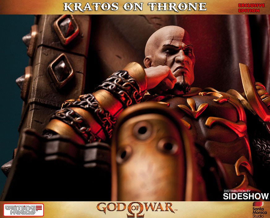 Kratos on Throne Exclusive Edition - Prototype Shown