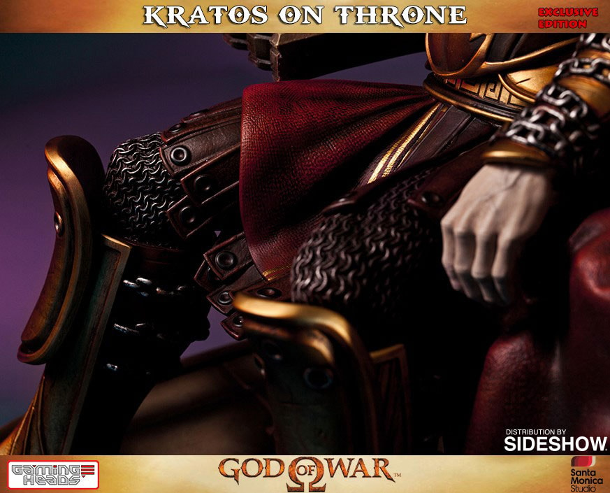 Kratos on Throne Exclusive Edition - Prototype Shown