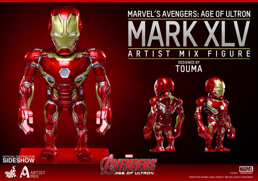 Marvel Iron Man Mark XLV Collectible Figure - Prototype Shown View 2