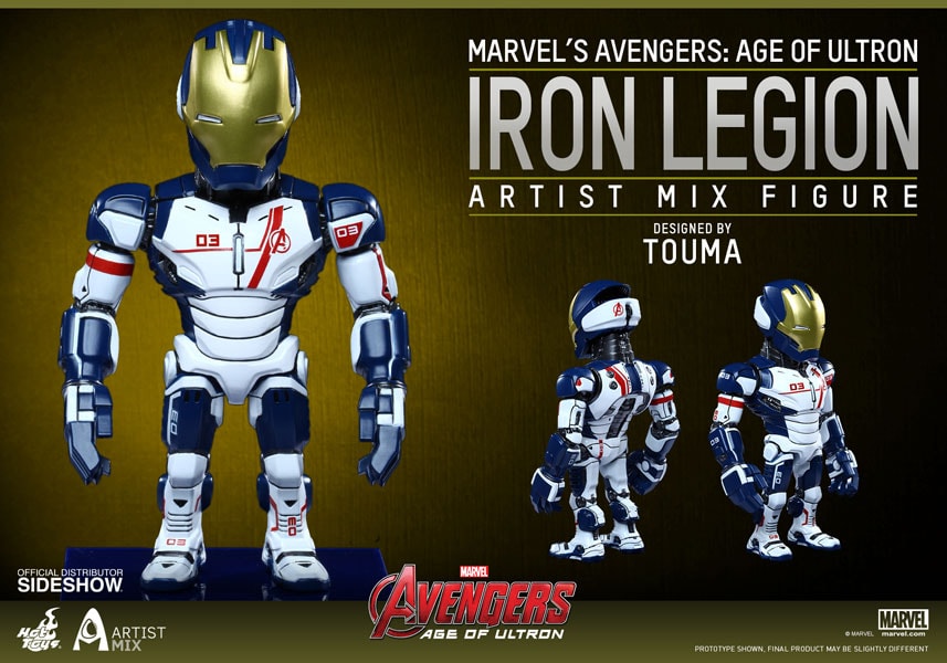 Marvel Iron Legion Collectible Figure - Prototype Shown View 2