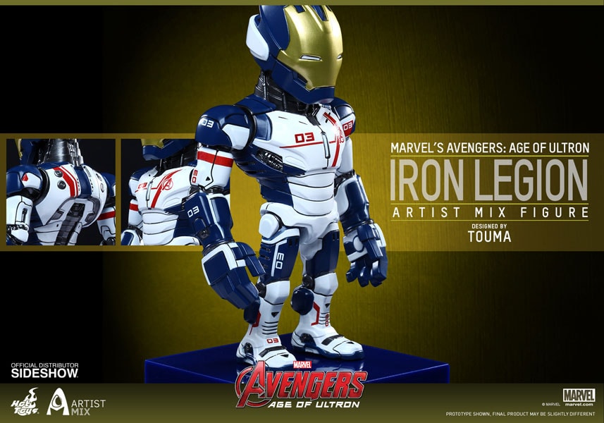Marvel Iron Legion Collectible Figure - Prototype Shown View 3