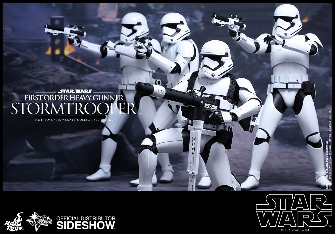 First Order Heavy Gunner Stormtrooper- Prototype Shown