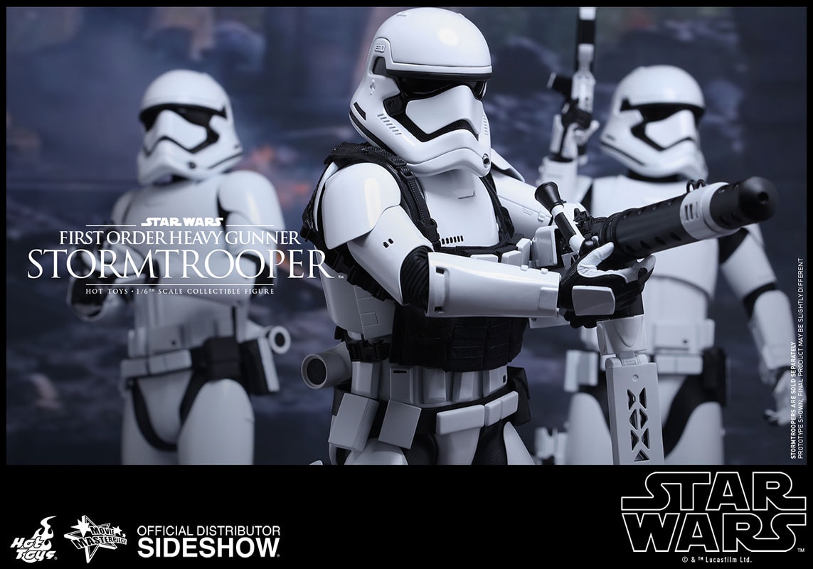 First Order Heavy Gunner Stormtrooper- Prototype Shown