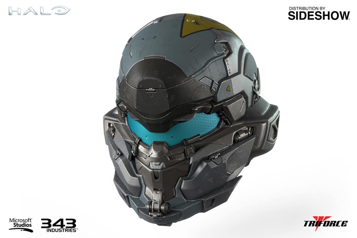 HALO Spartan Jameson Locke Helmet Prop Replica - Prototype Shown View 4