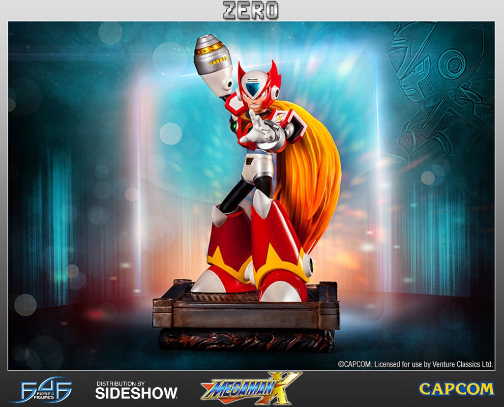 Mega Man Megaman X - Zero Statues - Prototype Shown View 1