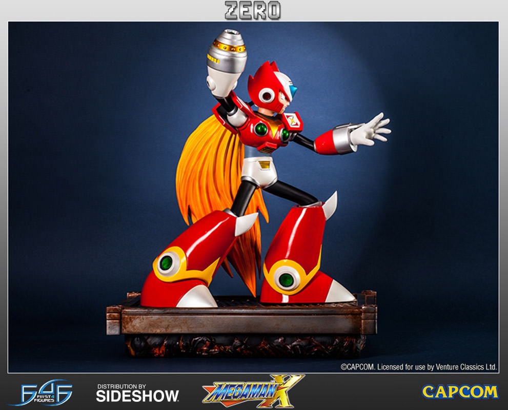 Mega Man Megaman X - Zero Statues - Prototype Shown View 3