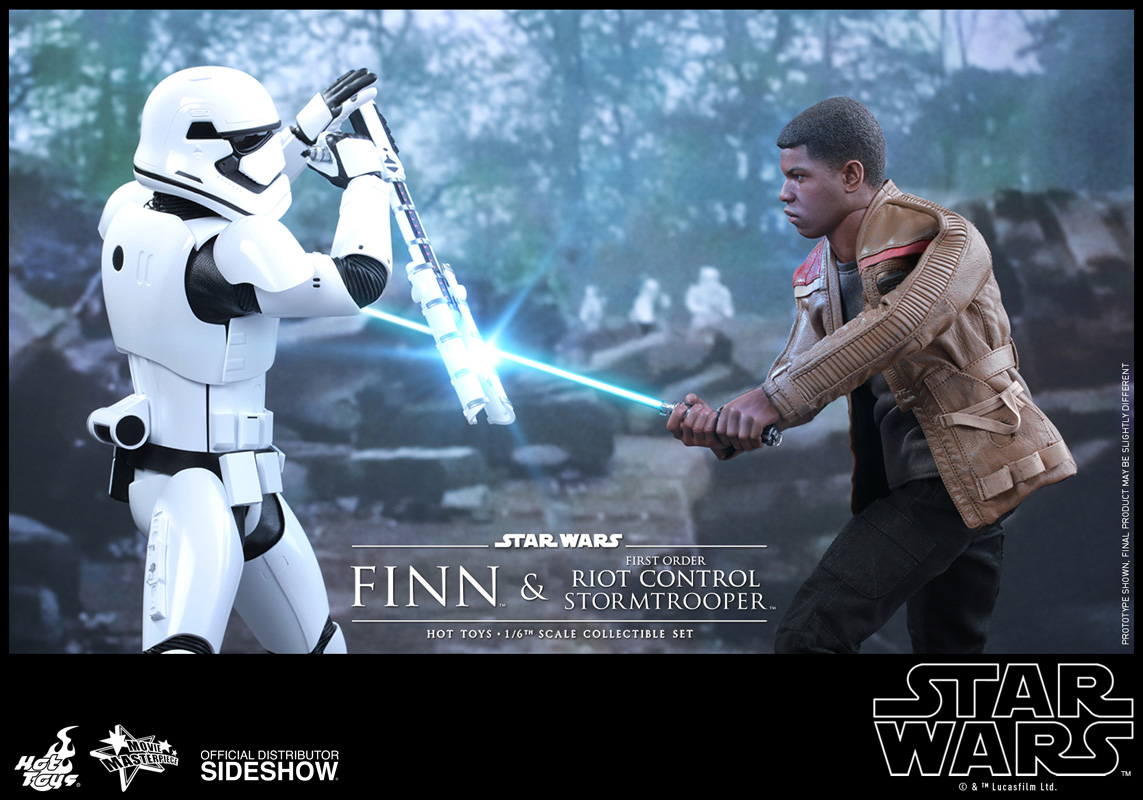 Star Wars Finn and First Order Riot Control Stormtrooper Six