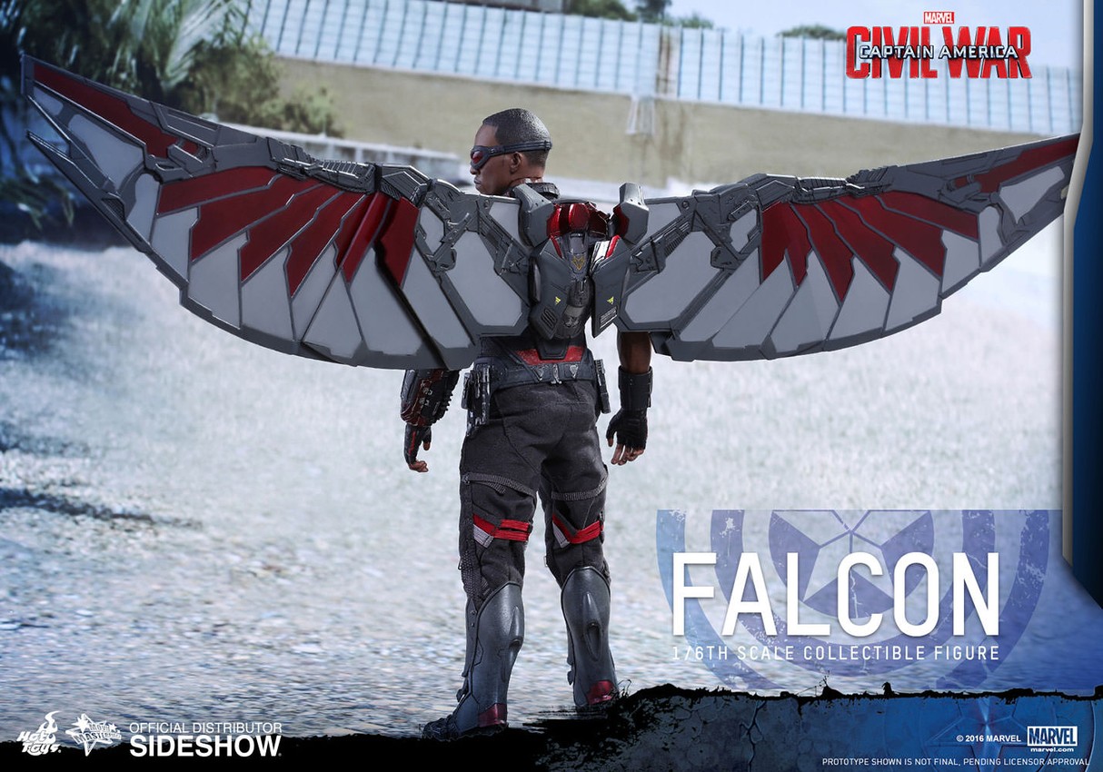 Marvel Falcon Sixth Scale Figure - Prototype Shown View 6