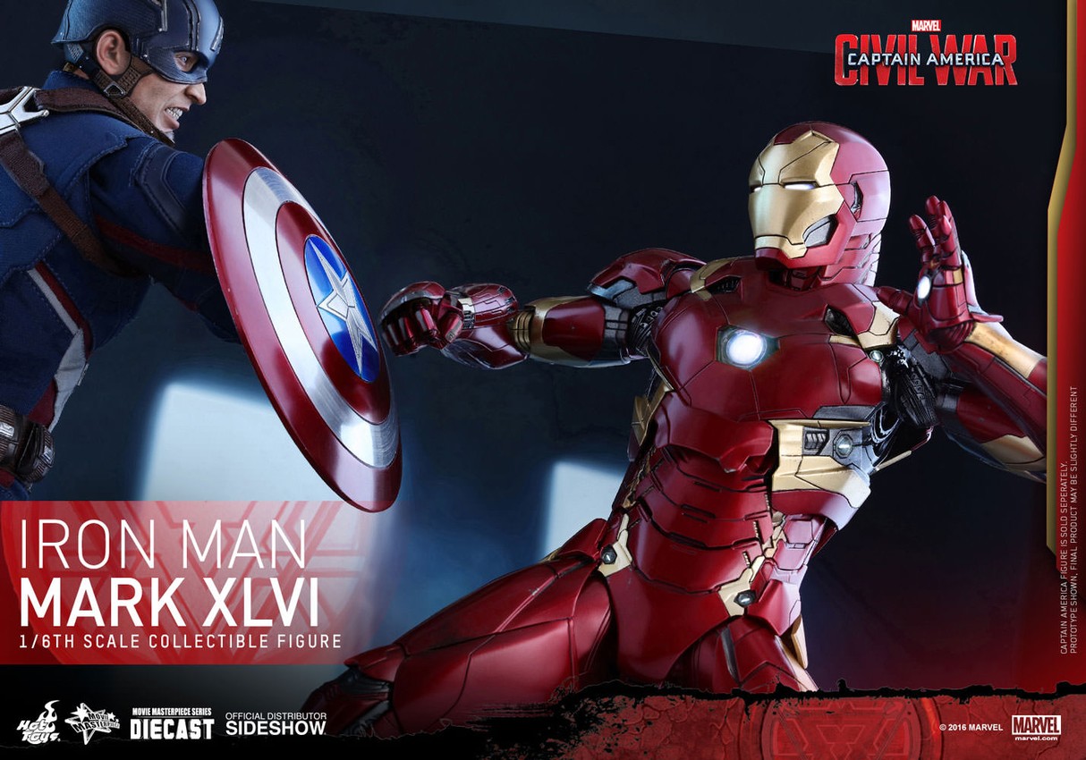 Marvel Iron Man Mark XLVI Sixth Scale Figure by Hot Toys