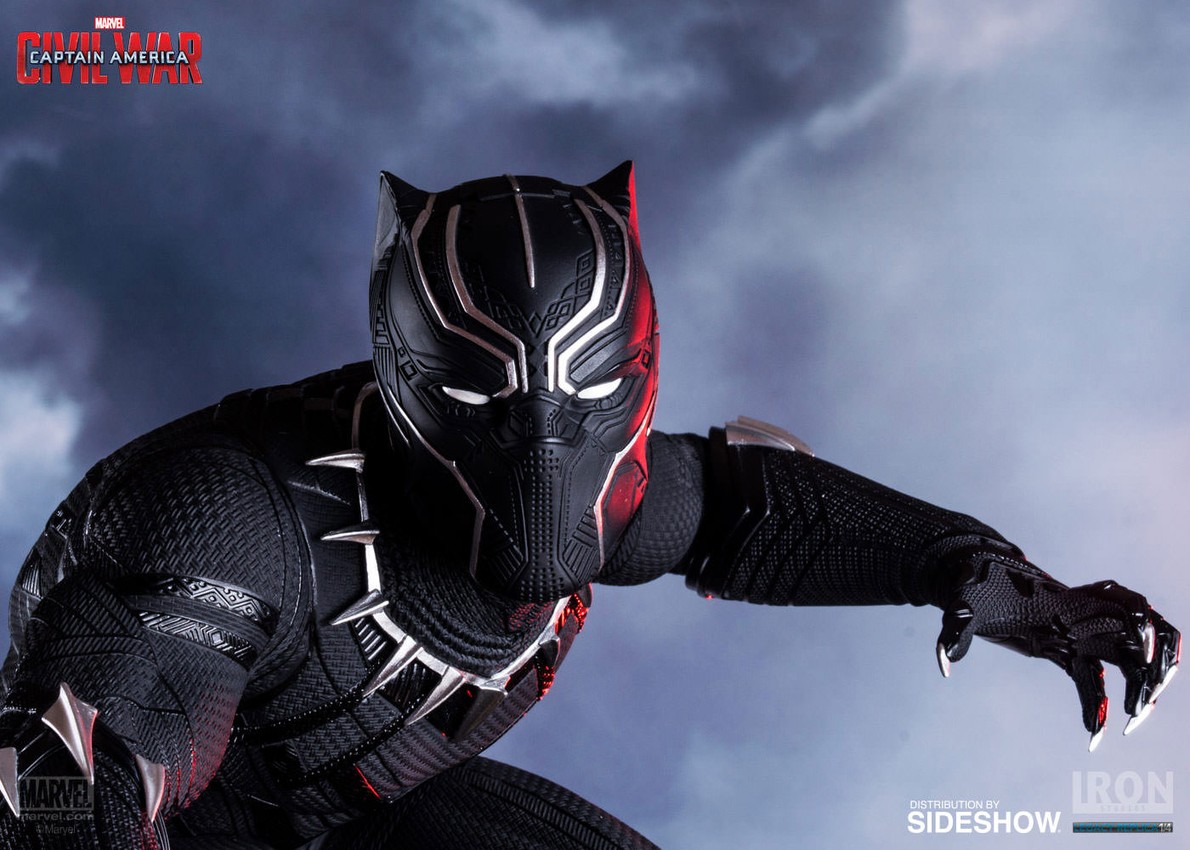 Marvel Black Panther Polystone Statue by Iron Studios | Sideshow