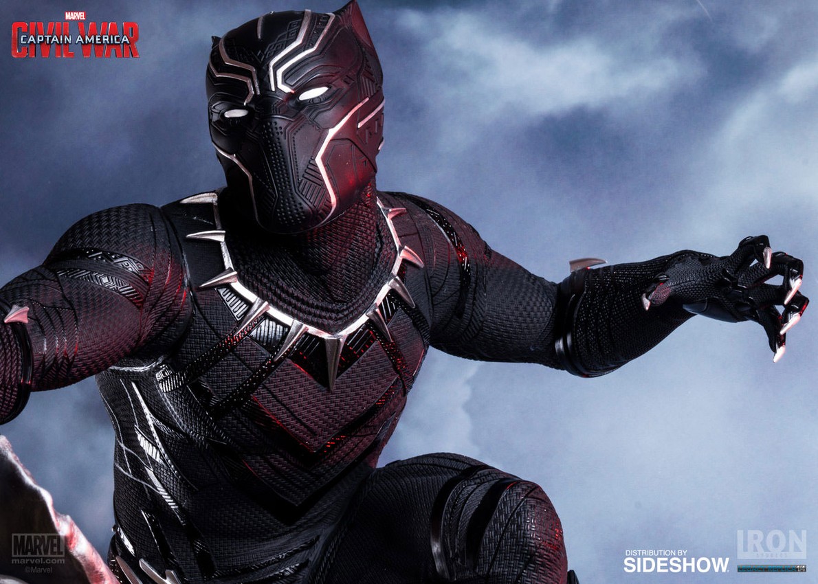 Marvel Black Panther Polystone Statue - Prototype Shown View 4