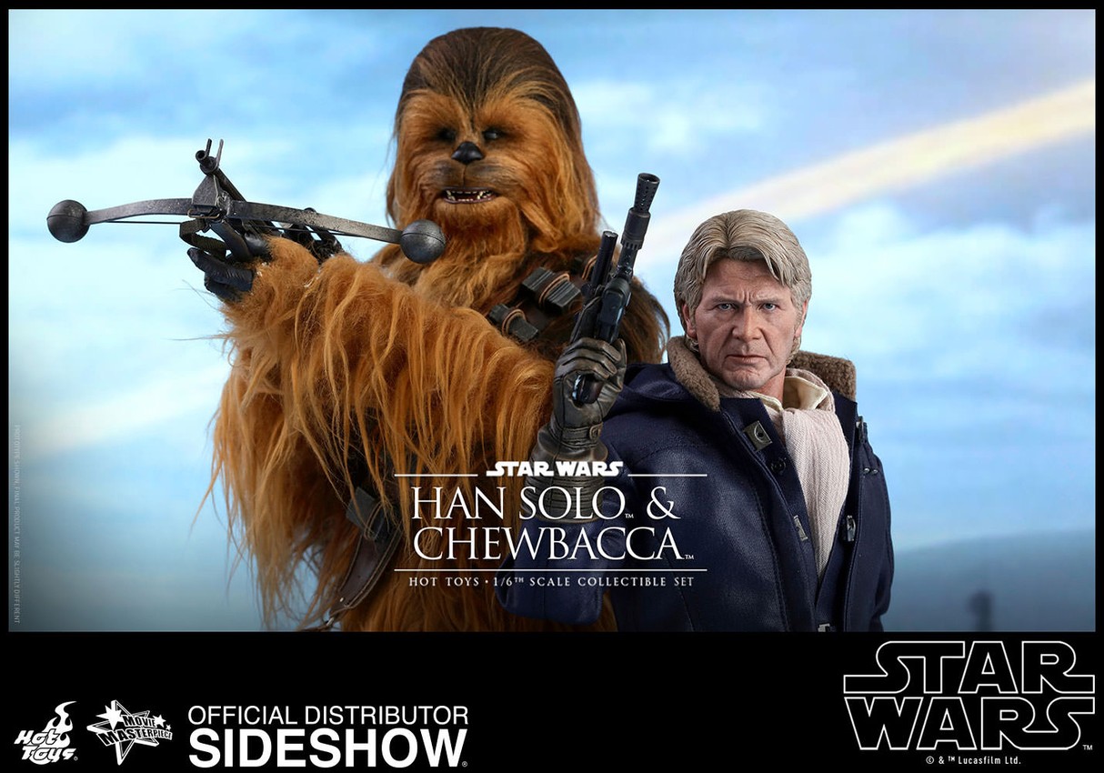 Hot toys han solo and chewbacca new arrivals
