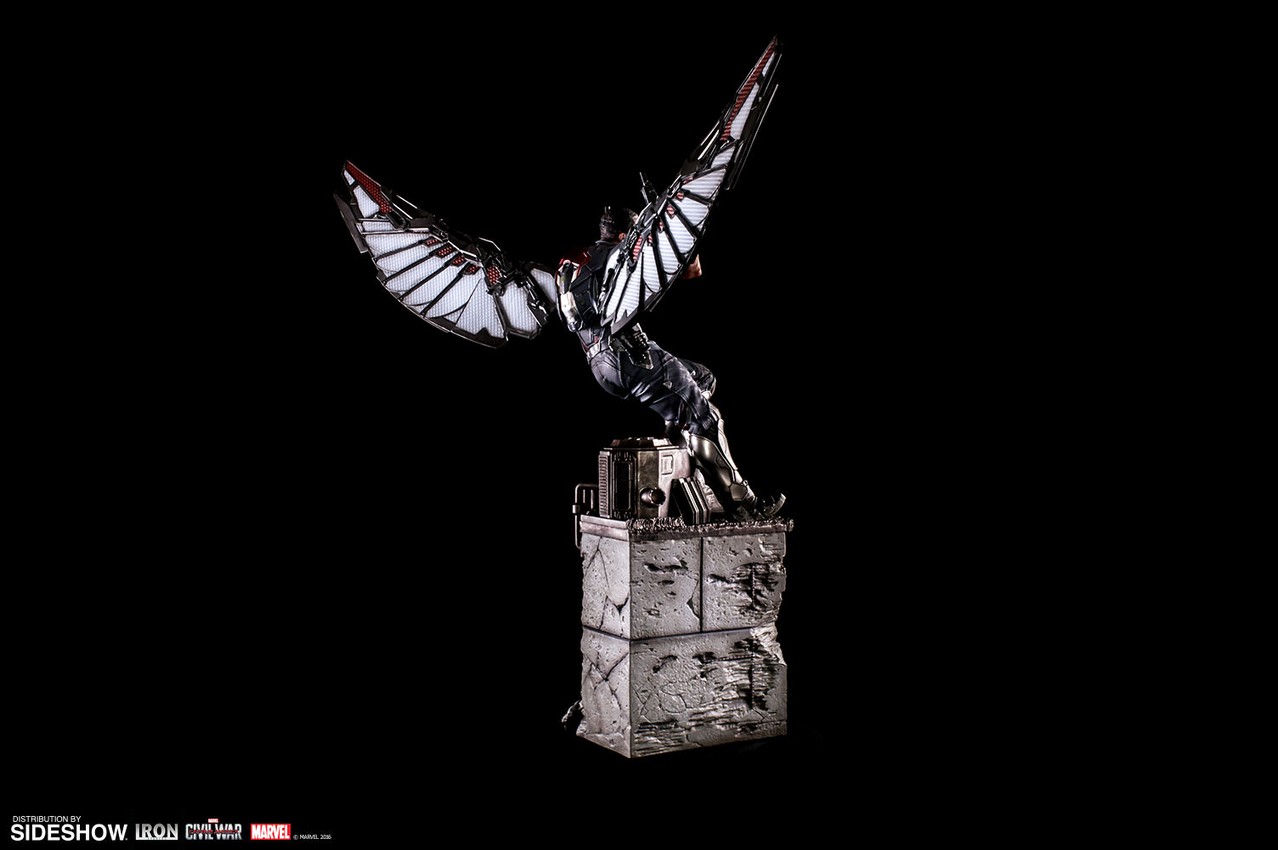 Marvel Falcon Polystone Statue - Prototype Shown View 4
