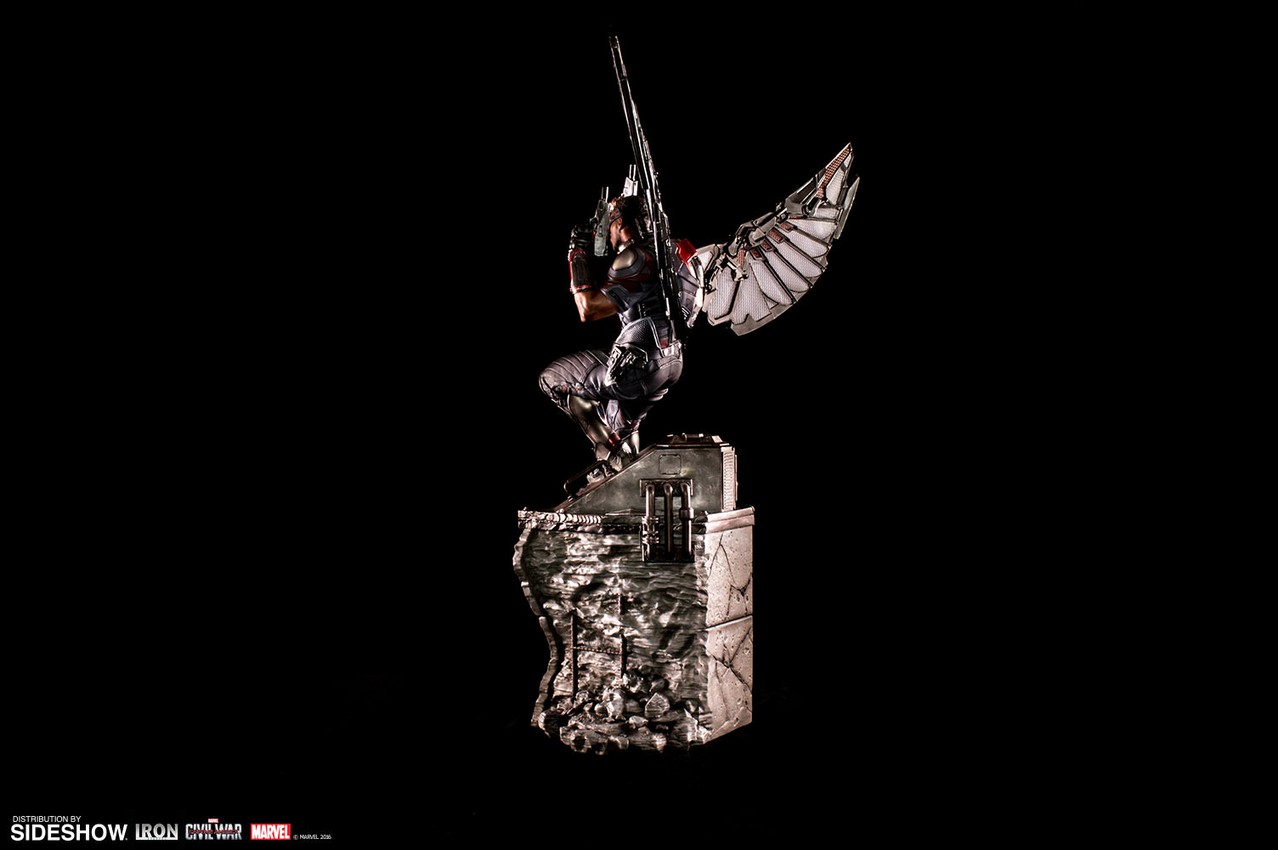 Marvel Falcon Polystone Statue - Prototype Shown View 6