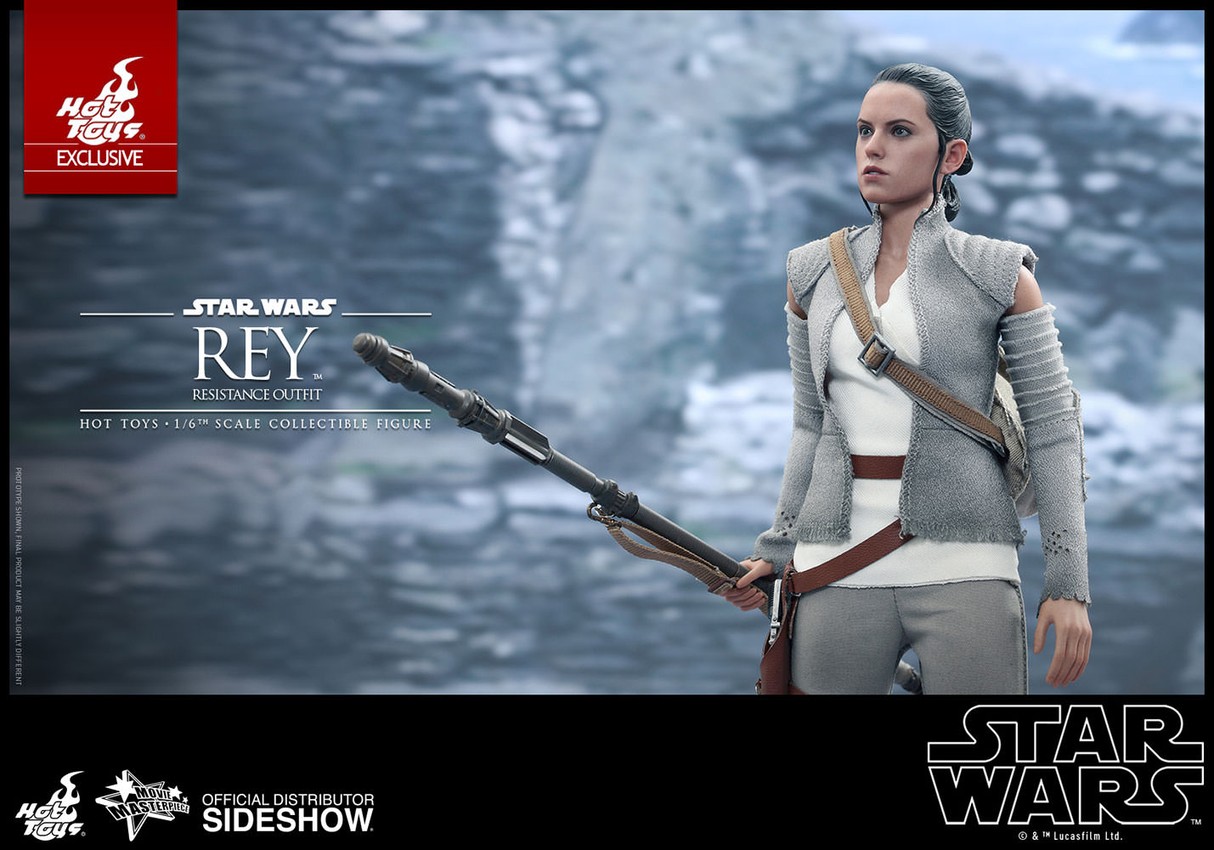 Star Wars Rey Resistance Outfit Sixth Scale Figure by Hot To
