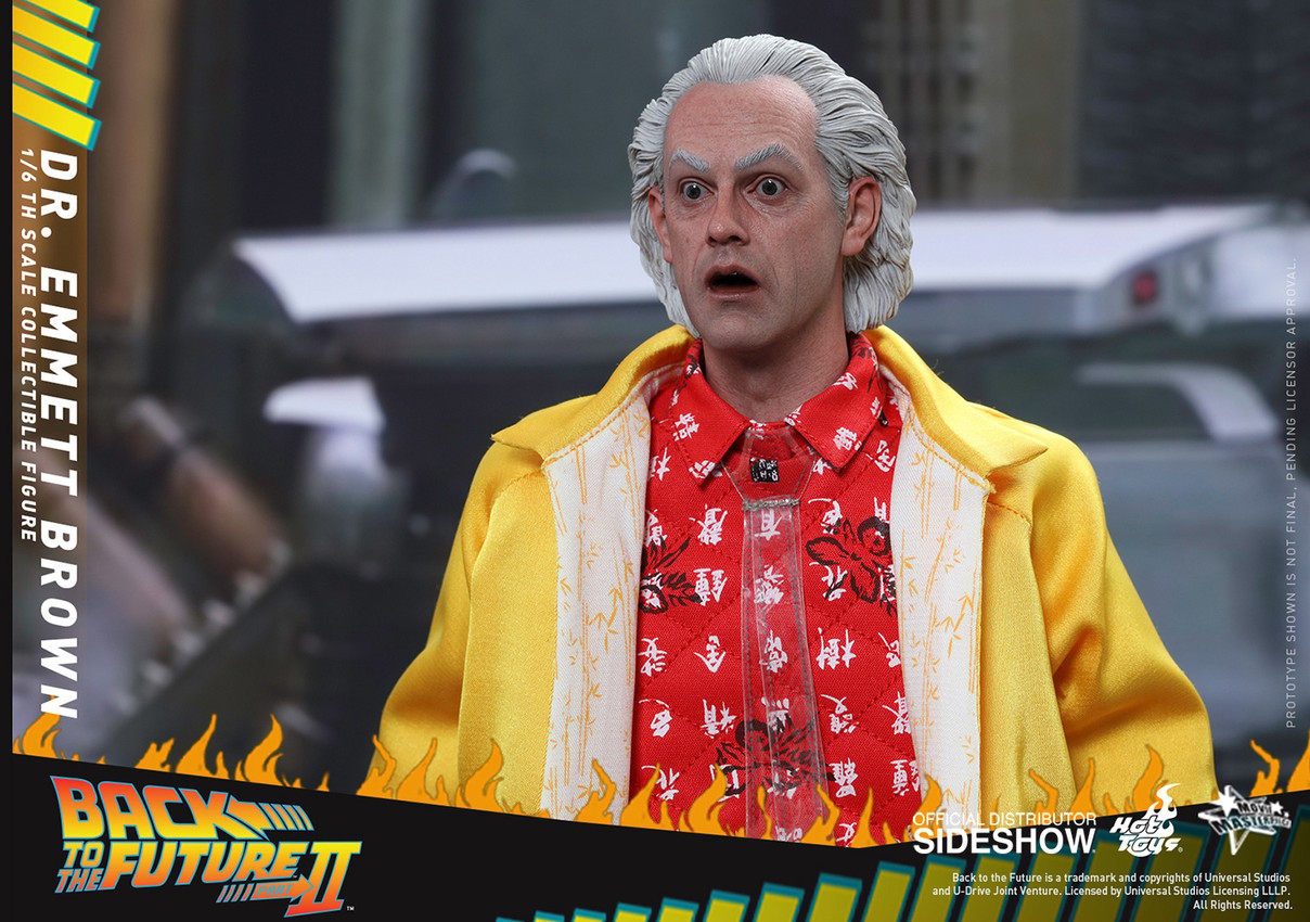 Back to the Future Dr Emmett Brown Sixth Scale Figure  Collector Edition - Prototype Shown View 6