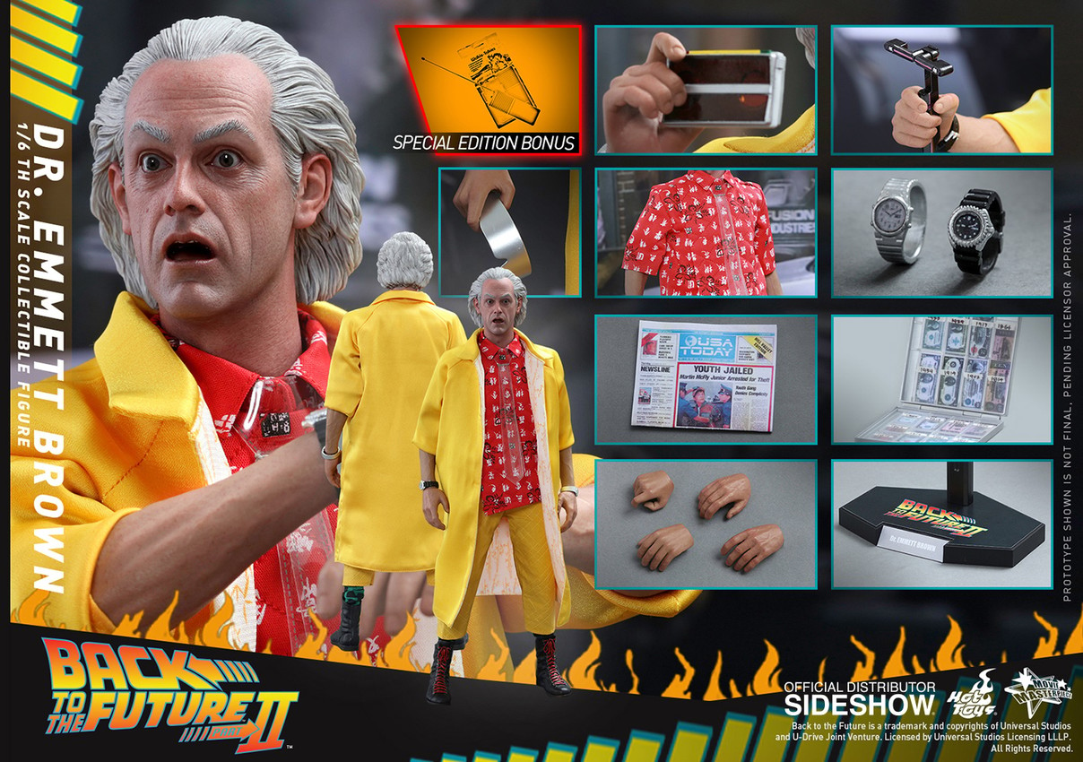 Dr. Emmett Brown Exclusive Edition - Prototype Shown View 1