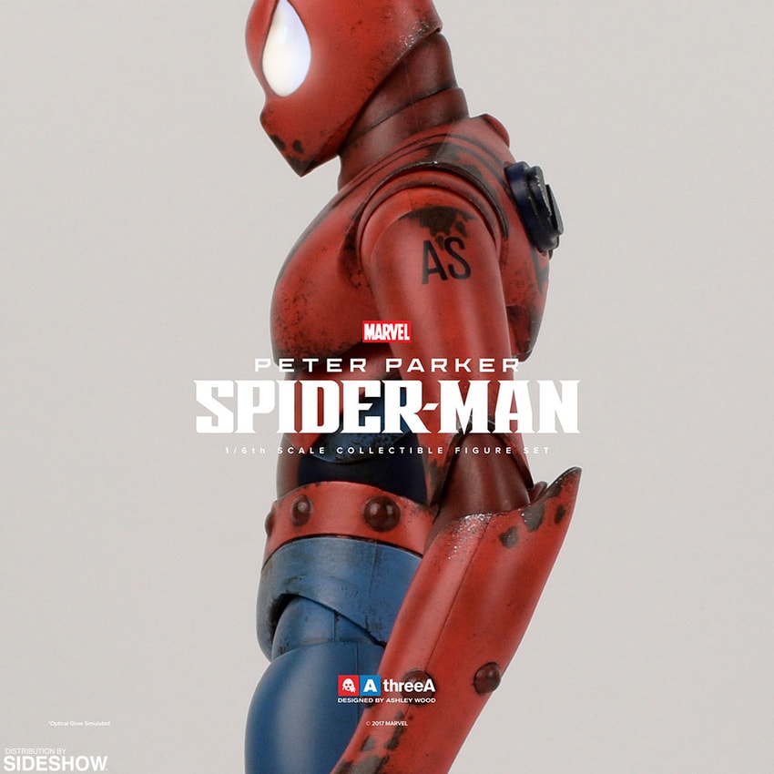 Marvel Peter Parker and Spider-man Sixth Scale Figure Set by