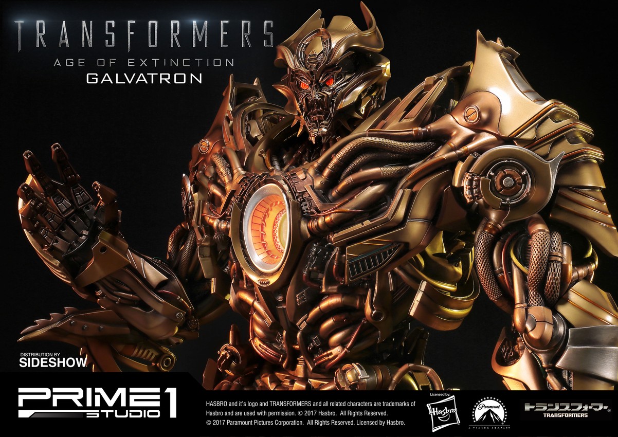 Transformers Galvatron Gold Version Statues  Exclusive Edition - Prototype Shown View 4