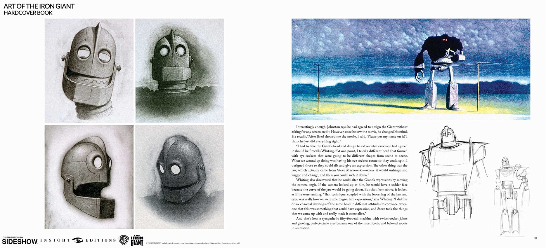 The Iron Giant The Art of the Iron Giant Book by Insight Edi